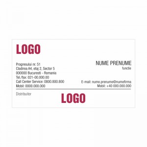 Model carti de vizita EK 20020-bordo