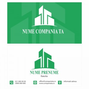 Model carti de vizita EK 20021-verde