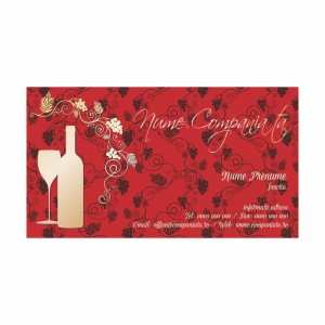 Model carti de vizita EK 20030-rosu