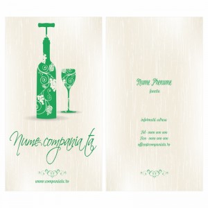 Model carti de vizita EK 20033-verde