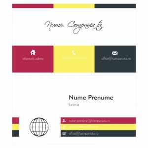 Model carti de vizita EK 20047-bordo