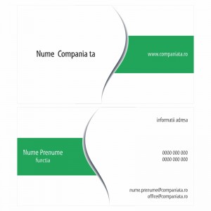 Model carti de vizita EK 20050-verde