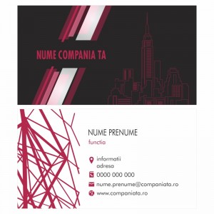 Model carti de vizita EK 20068-bordo