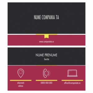 Model carti de vizita EK 20069-bordo