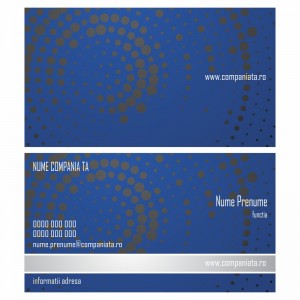 Model carti de vizita EK 20091-albastru