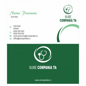 Model carti de vizita EK 20098-verde