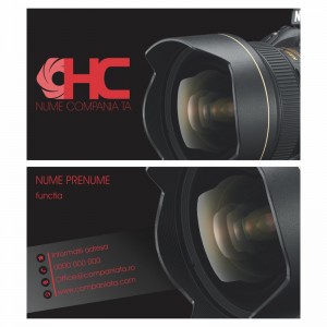 Model carti de vizita EK 20137-rosu