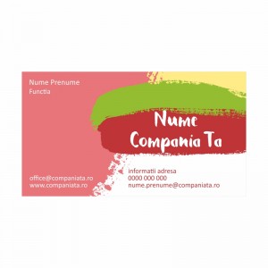 Model carti de vizita EK 20156-rosu