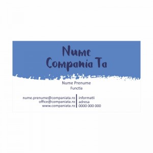 Model carti de vizita EK 20157-albastru
