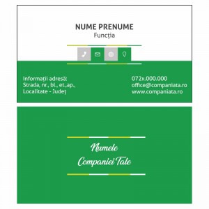 Model carti de vizita EK 20195-verde