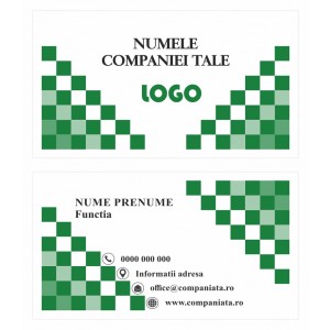 Model carti de vizita EK 20201-verde