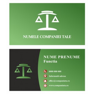 Model carti de vizita EK 20205-verde